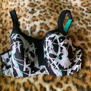 Panache 5021B Multi Underwire Sports Bra Size 34DD